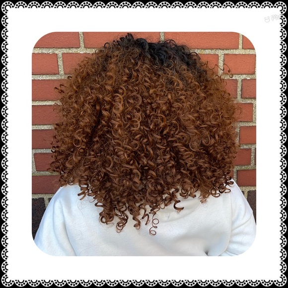 Curly hair wig